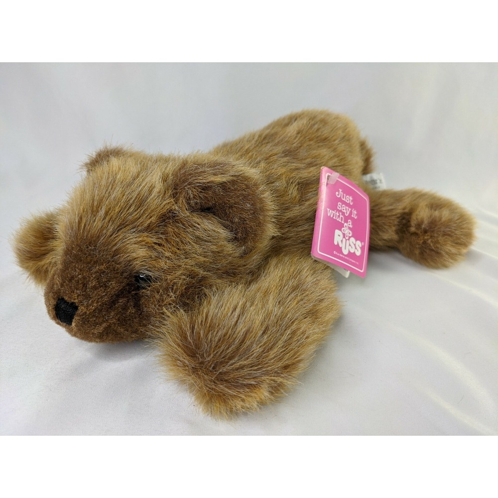 Russ Brownie Bear Jr Plush Brown 12 Inch Stuffed Animal Toy